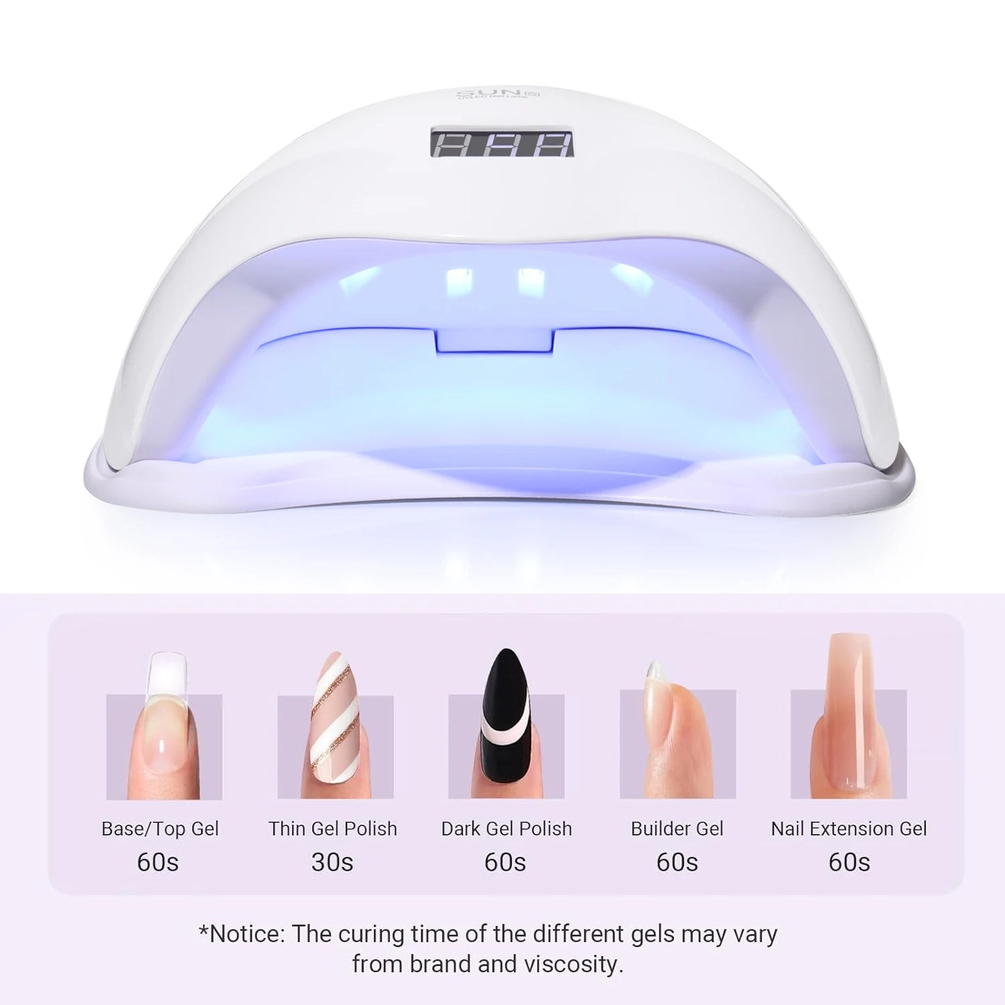 Lampe UV LED 48 W séchage rapide pour salon professionnel