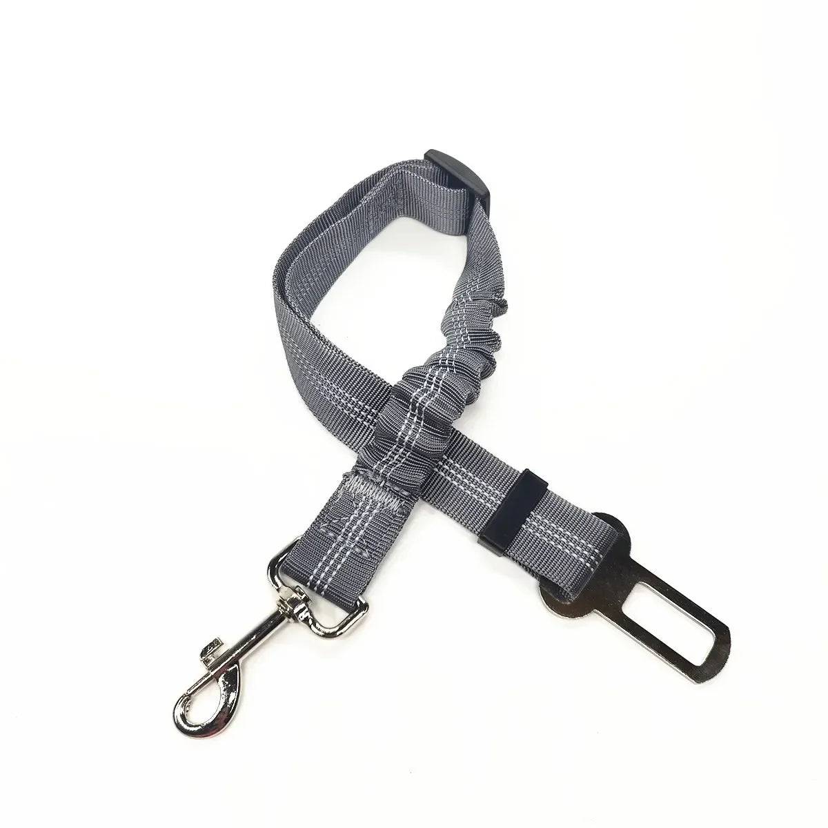 Ceinture de sécurité réglable pour chien et chat, harnais pour véhicule, clip de sécurité, levier de traction, colliers pour chien, accessoires pour chien