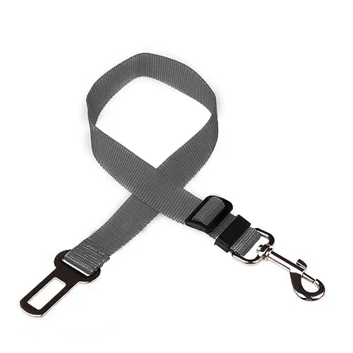 Ceinture de sécurité réglable pour chien et chat, harnais pour véhicule, clip de sécurité, levier de traction, colliers pour chien, accessoires pour chien