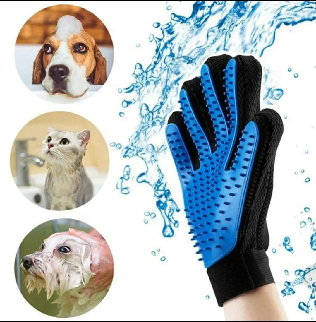 Buse de douche pour animaux de compagnie bain, toilettage et massage pour chiens et chats, gant à embouts en silicone souple, brosse dépilatoire, brosse à long tuyau pour le dos