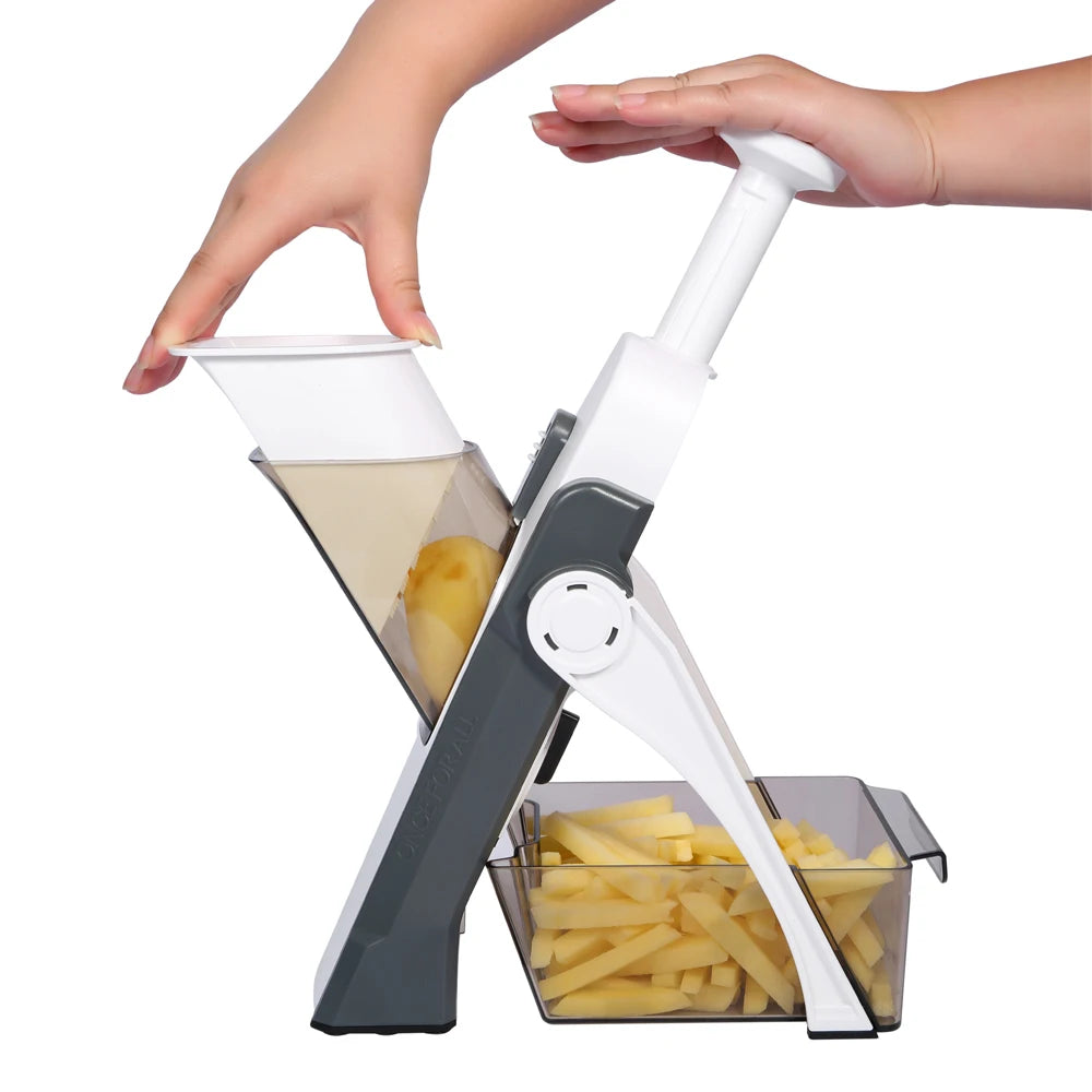 Mandoline en acier inoxydable