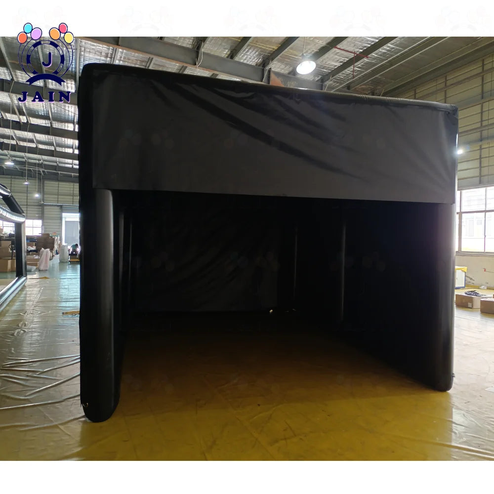 Cage d'entraînement de golf portable, simulateur de golf gonflable, tente de tir avec projecteur et pompe, pour sports de plein air