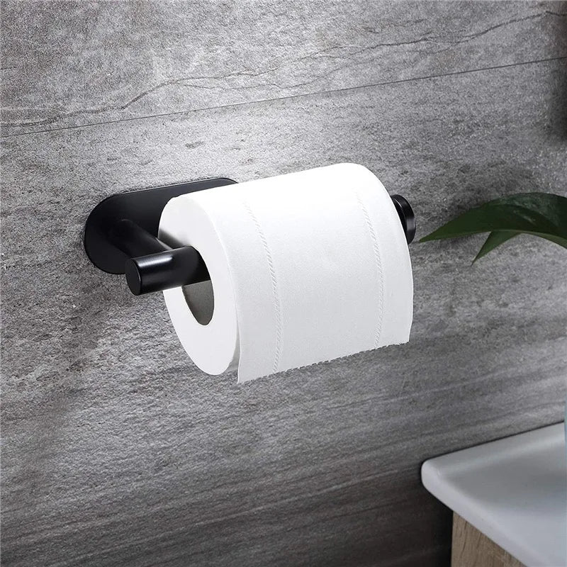 Porte-essuie-tout adhésif pour cuisine, distributeur de papier toilette, meuble de rangement, porte-serviettes, accessoires de salle de bain
