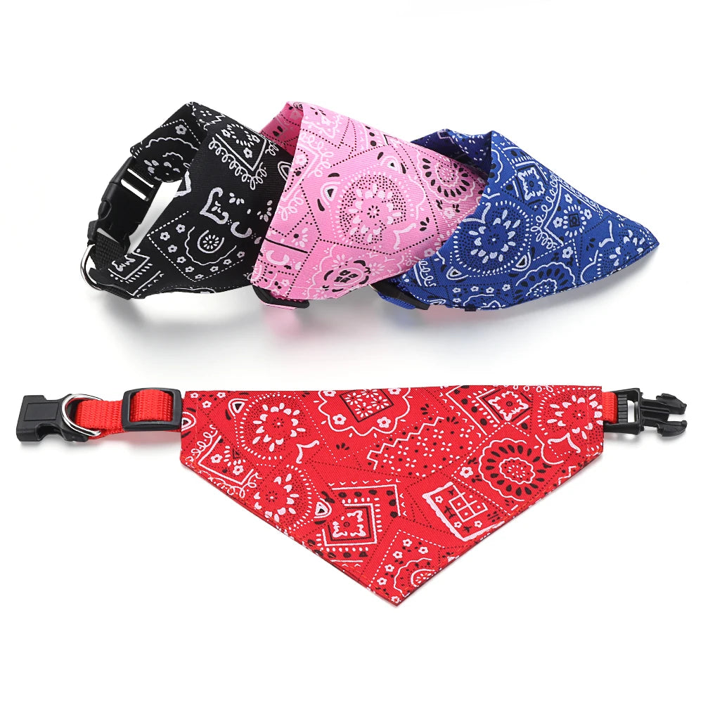 Bandana triangulaire réglable pour chien et chat, écharpe lavable, collier, bavoir, décoration de cou pour chat, fête d'anniversaire, déguisement