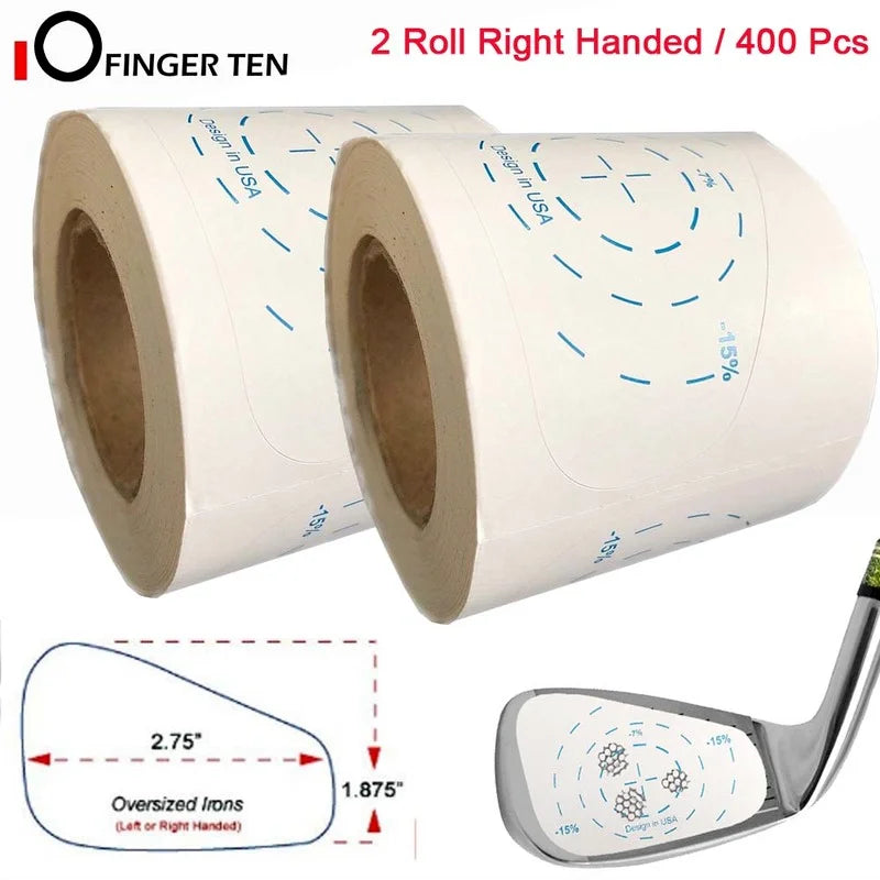 Marqueur de club golf adhésif dimensionné, étiquettes pour fers, gauchers et droitiers, outil d'entraînement au swing pour hommes et femmes, accessoires de golf