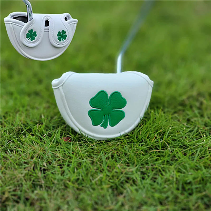 1 housse de putter de golf décoratif en cuir