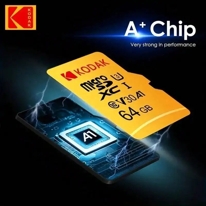 Kodak 32GB-256GB Micro SD Memory Card - High Speed Class 10 U3 UHS-I for Smartphones, Digital Cameras, Tablets and Drones