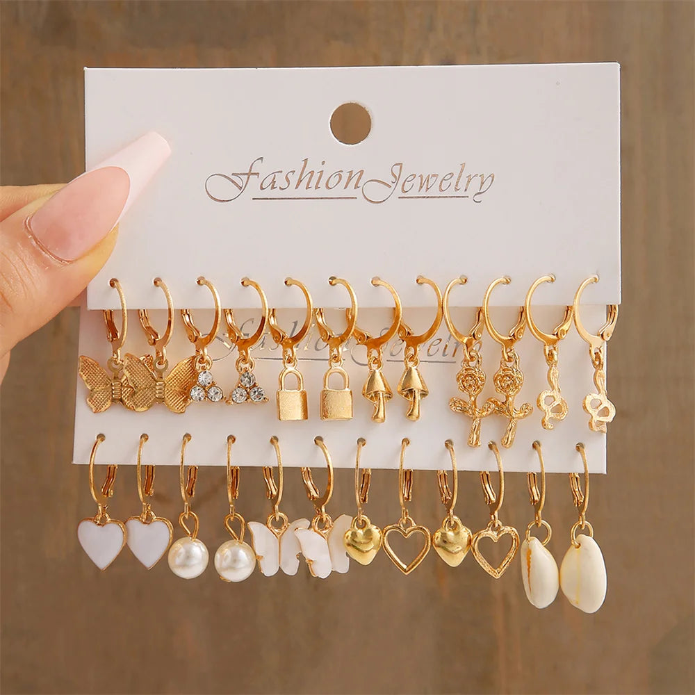 Boucles d'oreilles pendantes