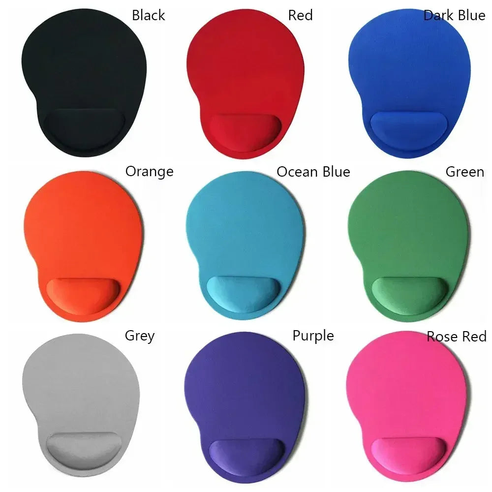 Tapis de souris ergonomique avec repose-poignet confortable et antidérapant, doux et confortable pour ordinateur portable