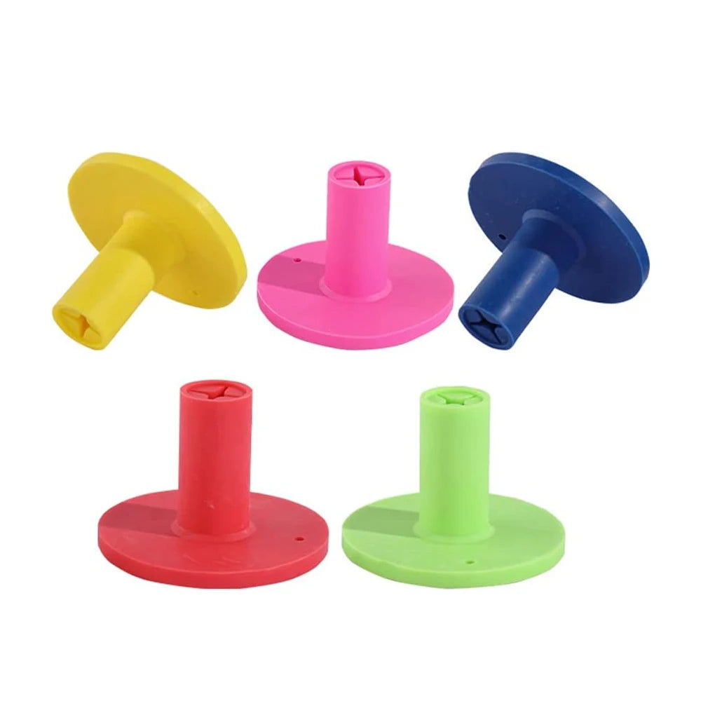 1 support de tee de golf en caoutchouc de 38 mm, accessoire d'entraînement pour tapis d'entraînement et de practice