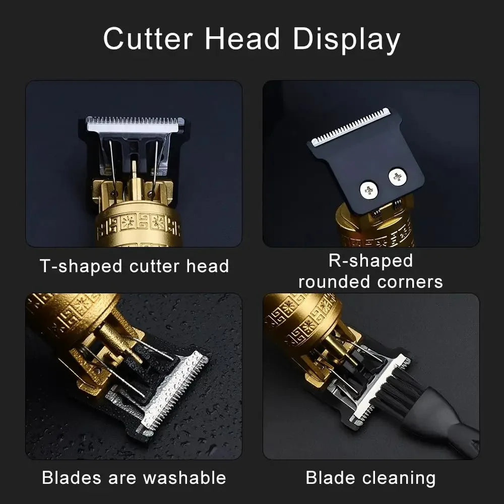 T9 USB Electric Hair Clipper Machine Rechargeable Man Shaver Trimmer Barber Technical Beard Trimmer For Men Hair Care Cutting