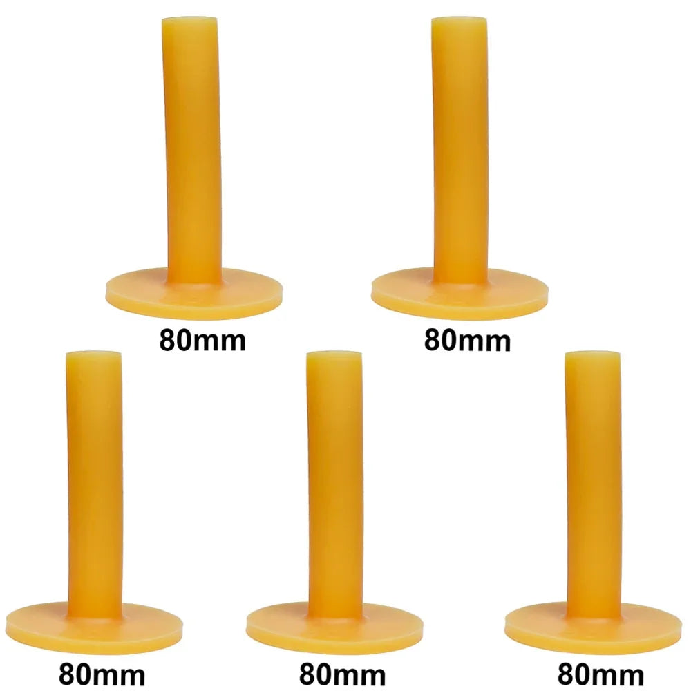 Lot de 5 supports de balles de golf en caoutchouc pour entraînement au tendon de bœuf