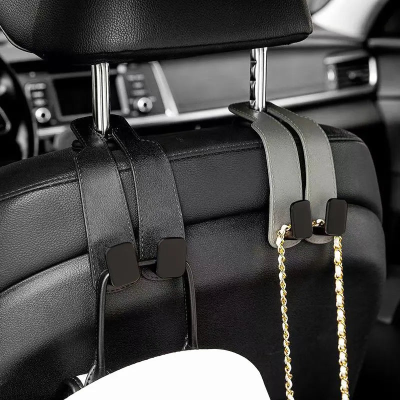 Car Headrest Hooks Hanger for Bags Seat Back Organizer Holder Clips Auto Fastener Hooks Car St