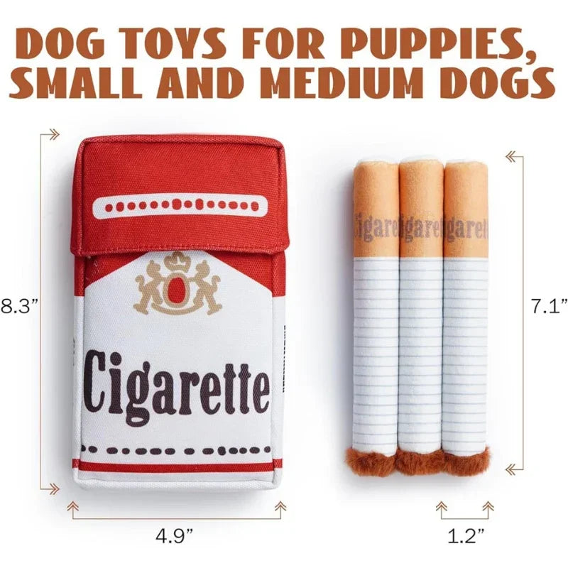 Jouets pour chiens, mégot de cigarette