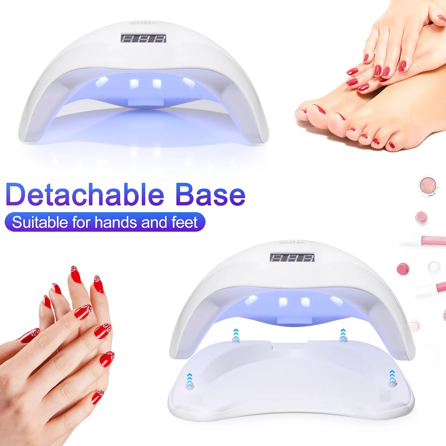 Lampe UV LED 48 W séchage rapide pour salon professionnel