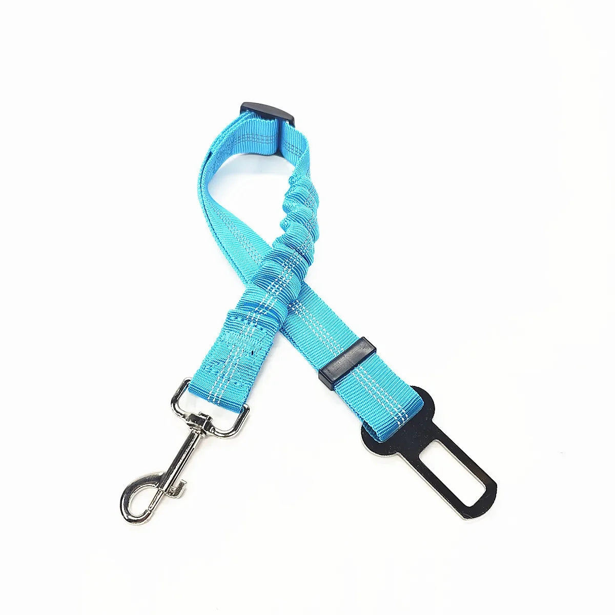 Ceinture de sécurité réglable pour chien et chat, harnais pour véhicule, clip de sécurité, levier de traction, colliers pour chien, accessoires pour chien