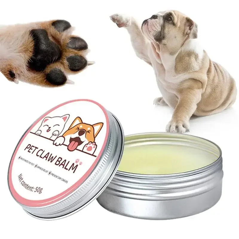 Baume pour pattes de chien 50 g, crème protectrice, hydratant pour le nez des animaux, réparation des crevasses et des pieds, accessoires pour chats