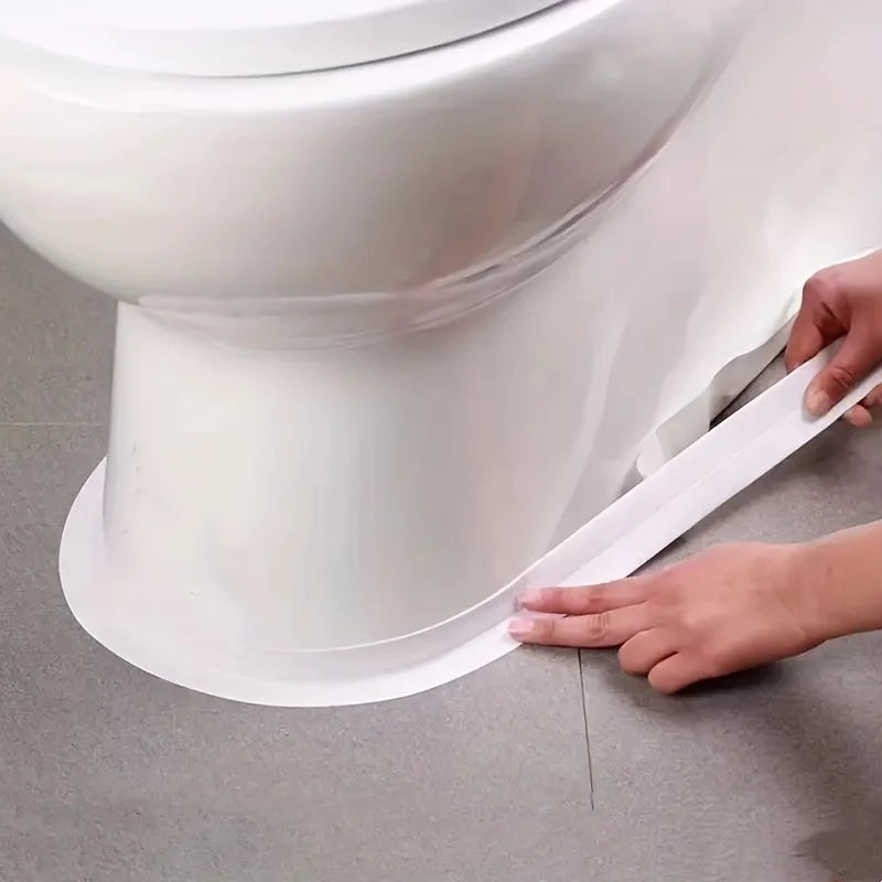 Ruban d'étanchéité en PVC pour salle de bain, toilettes, ruban adhésif étanche et anti-moisissure pour évier de cuisine, coin mural