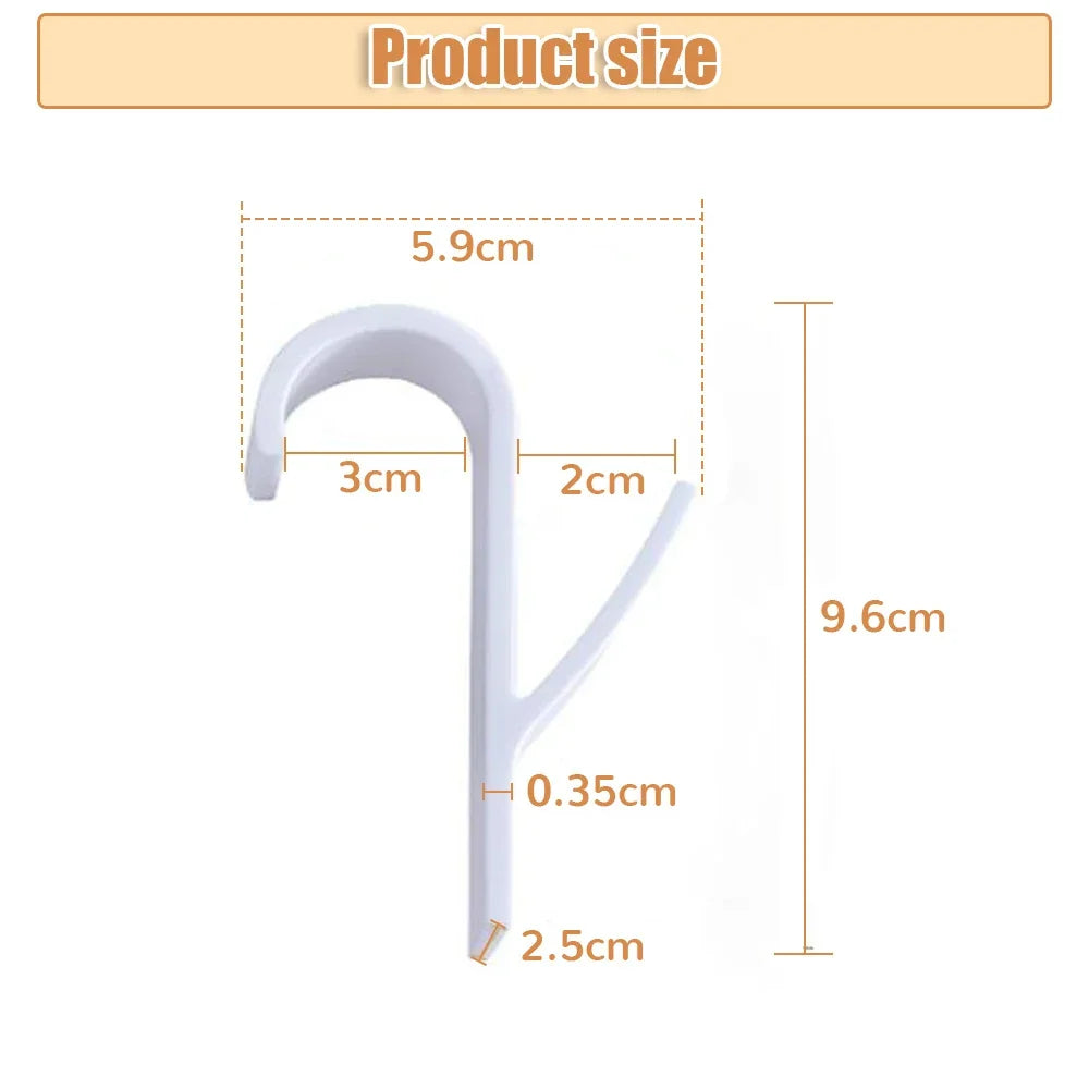 4pcs Hanger for Heated Towel Radiator Rail Bath Hook Holder Clothes Hanger Bathroom Drying Towel Scarf Rack Coat Holders