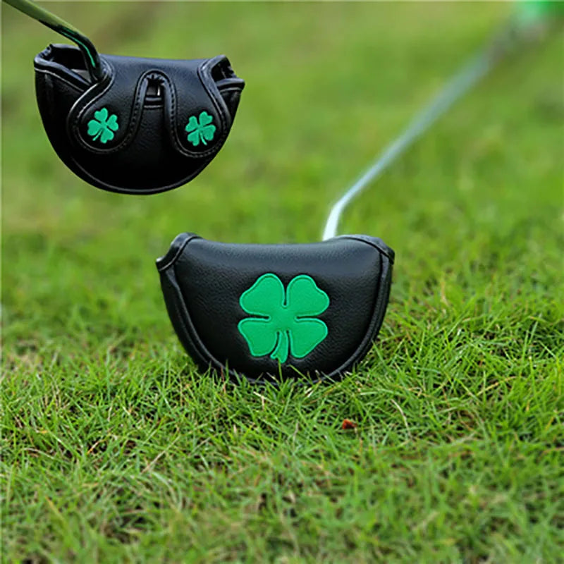 1 housse de putter de golf décoratif en cuir