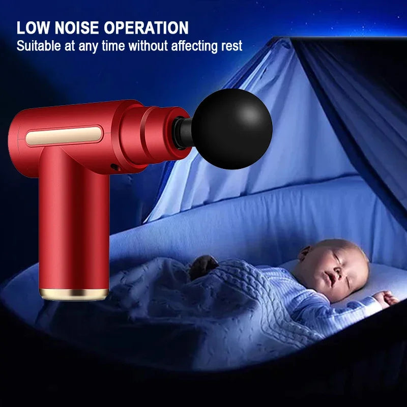 Mini pistolet de massage sans fil