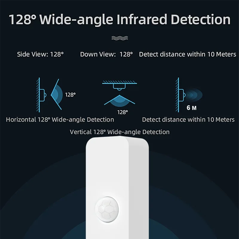 Smart Home Détecteur infrarouge Sécurité Smart Life Fonctionne avec Alexa Google Home