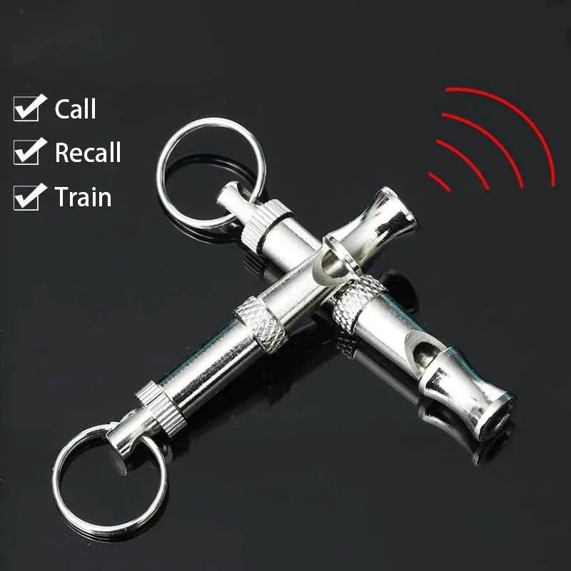 Sifflet de dressage pour chien, dispositif anti-aboiements, flûte de dressage ultrasonique, sifflet silencieux, outil de contrôle