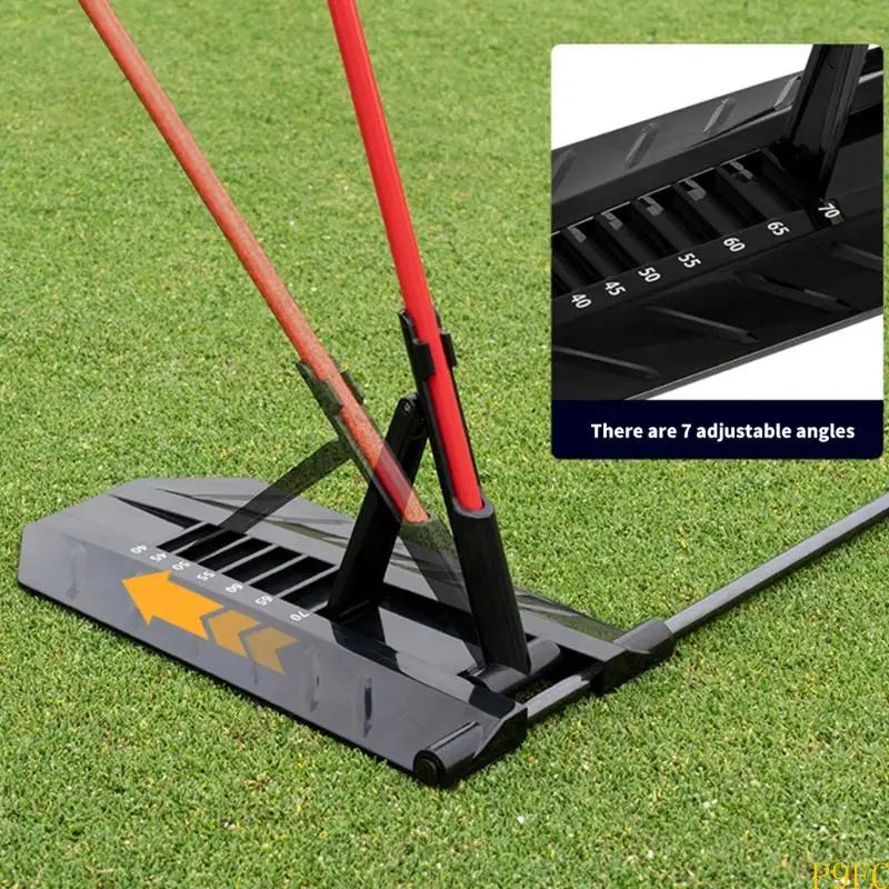 Outil de correction du swing de golf en fibre de verre, entraîneur de golf d'intérieur pour un environnement d'entraînement polyvalent