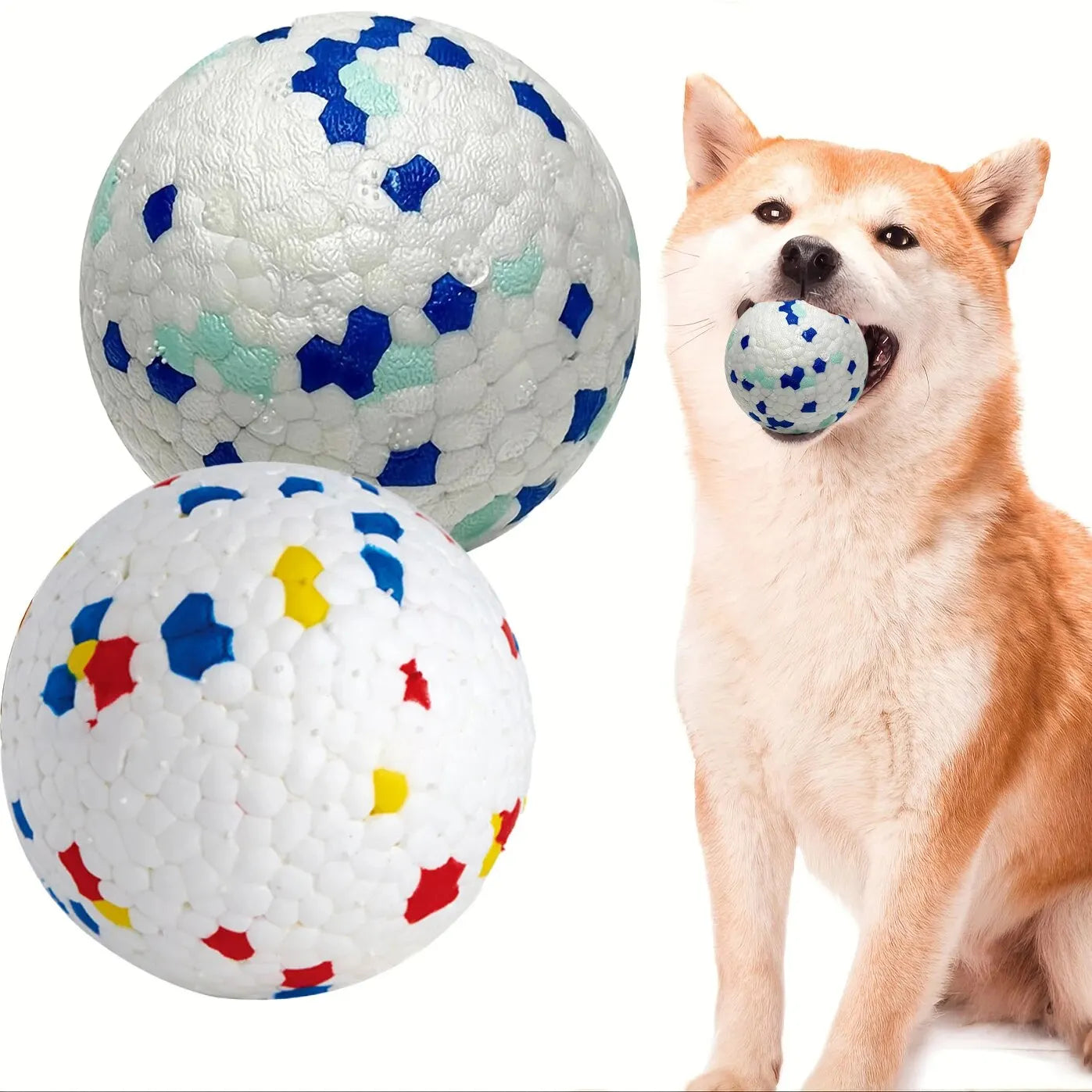 1 jouet pour chien, balle d'entraînement durable, jouet pour broyer les dents, fournitures interactives pour chien, accessoire interactif à mâcher pour animaux de compagnie
