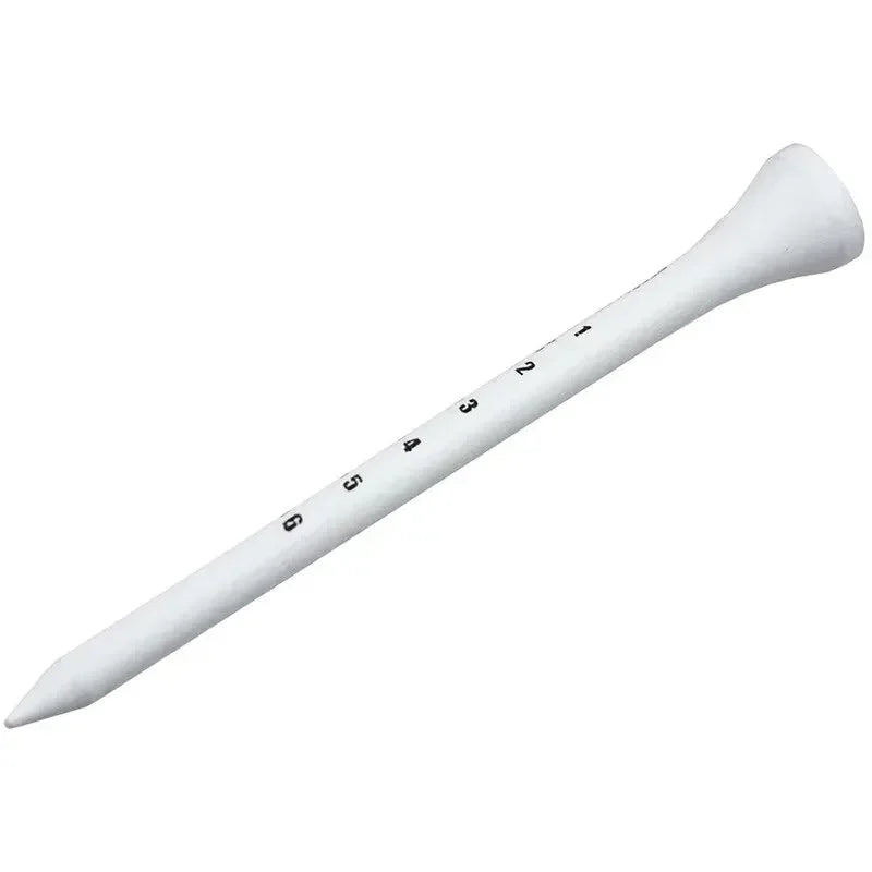 Lot de 50 tees de golf en bois durables qui stabilisent la balle sur le parcours pour maintenir un niveau de départ parfait et améliorer la précision. Golf TE012