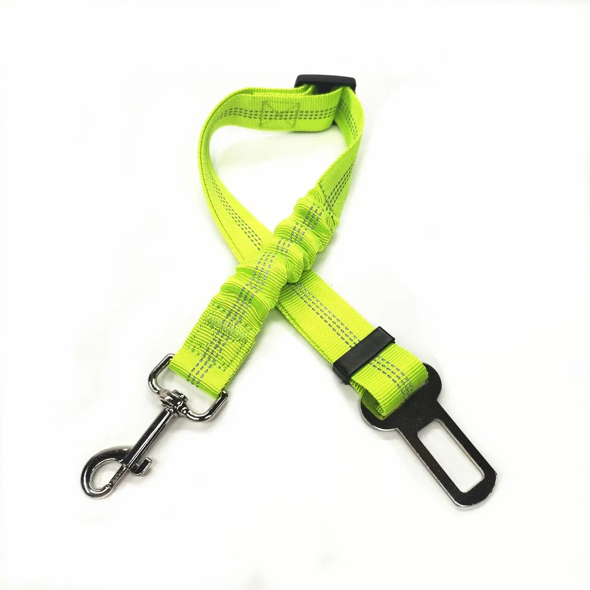 Ceinture de sécurité réglable pour chien et chat, harnais pour véhicule, clip de sécurité, levier de traction, colliers pour chien, accessoires pour chien