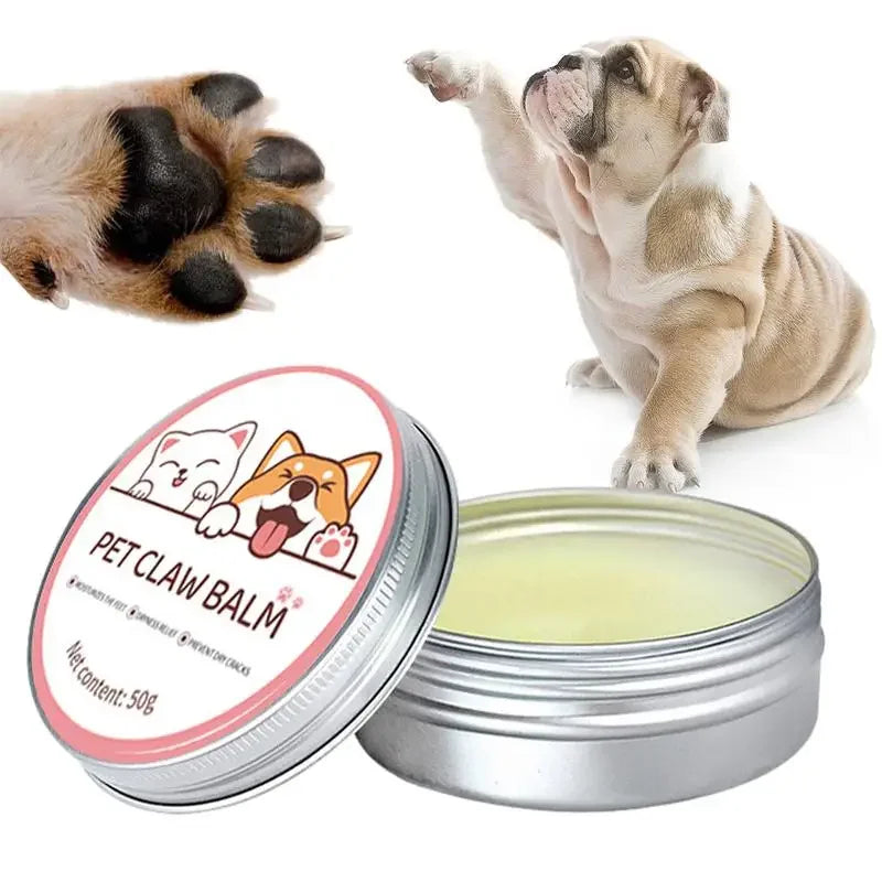 Baume pour pattes de chien 50 g, crème protectrice, hydratant pour le nez des animaux, réparation des crevasses et des pieds, accessoires pour chats