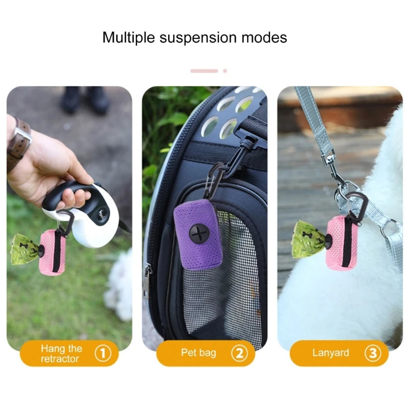 Distributeur de sacs à déjections canines pour animaux de compagnie, outil de nettoyage des déjections canines
