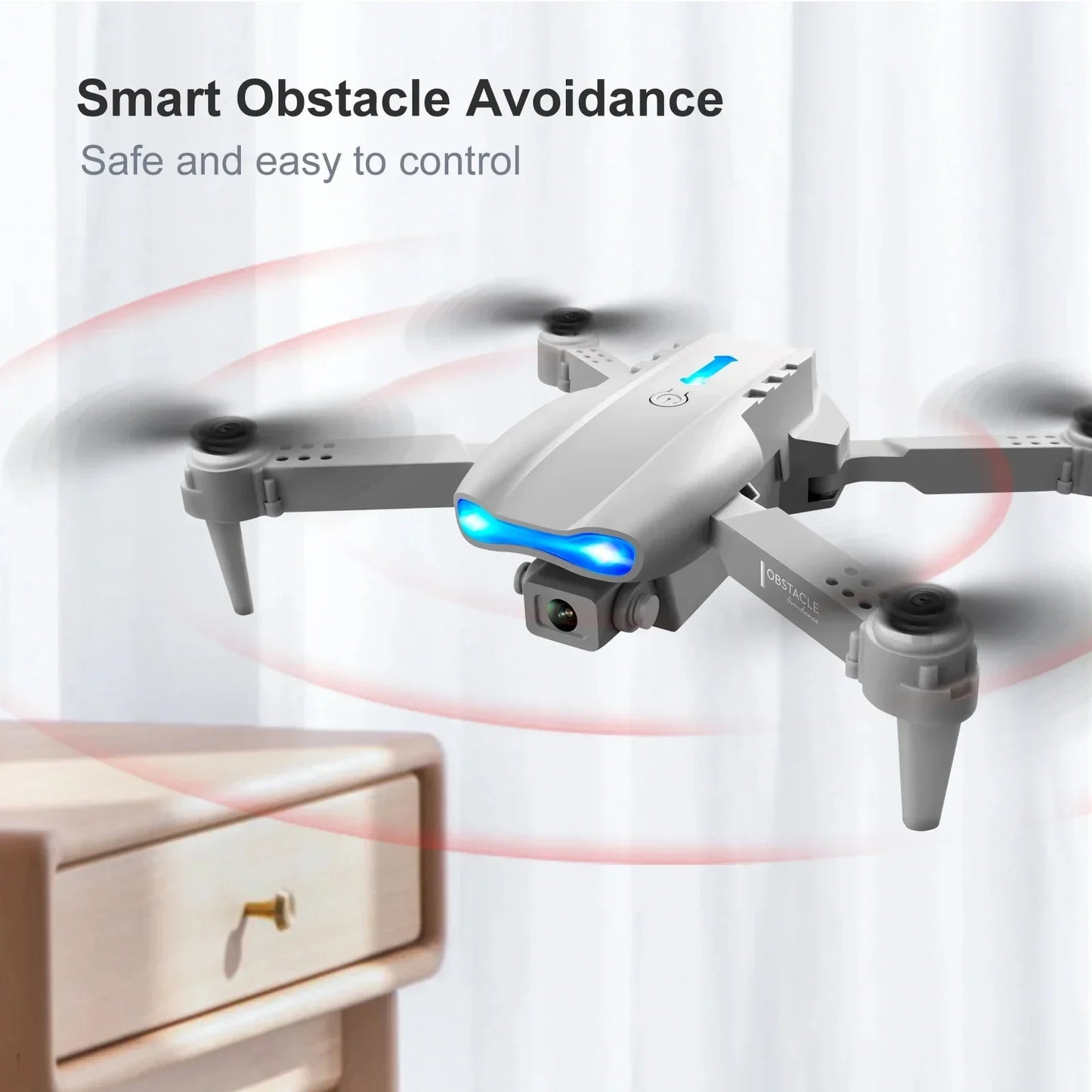 KBDFA K3 E99 Pro Drone Professional Quadcopter Obstacle Avoidance Drones RC Helicopters 4K Dual Camera Dron Remote Control Toys