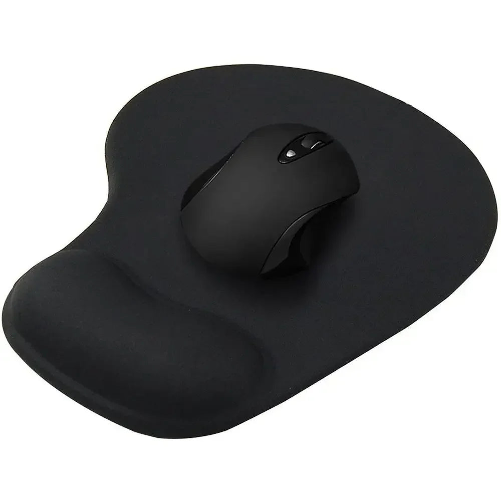 Tapis de souris ergonomique avec repose-poignet confortable et antidérapant, doux et confortable pour ordinateur portable
