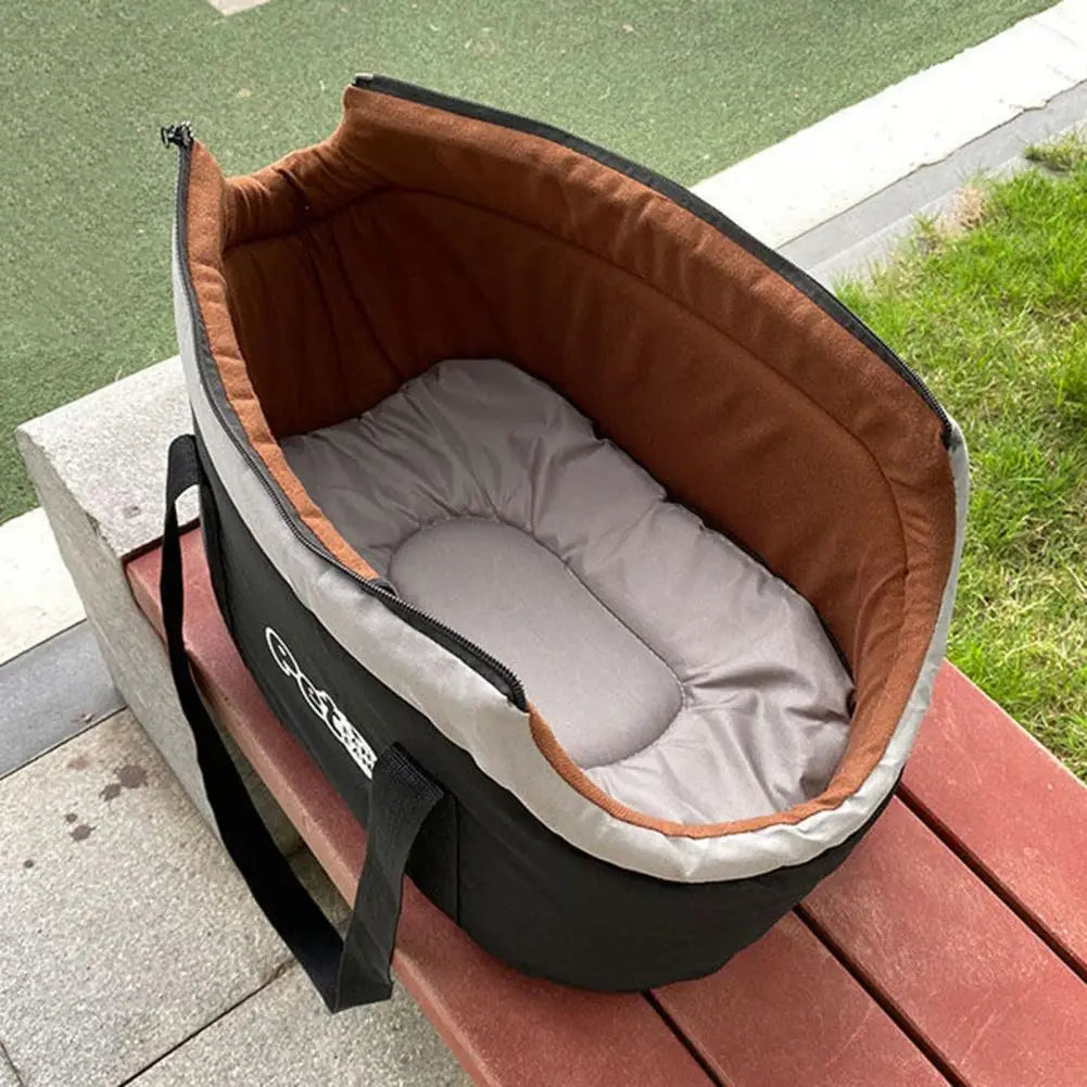 Sac de transport pour animaux de compagnie, souple et réglable, en tissu, avec rembourrage intérieur, pour transport de chats et d'animaux de compagnie, sac à main respirant pour voyage