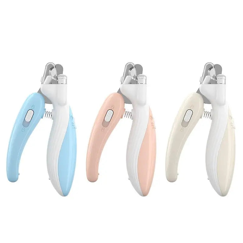 Coupe-ongles pour animaux de compagnie, coupe-ongles pour chiens et chats, coupe-ongles électrique à LED pratique, fournitures de toilettage pour chiens