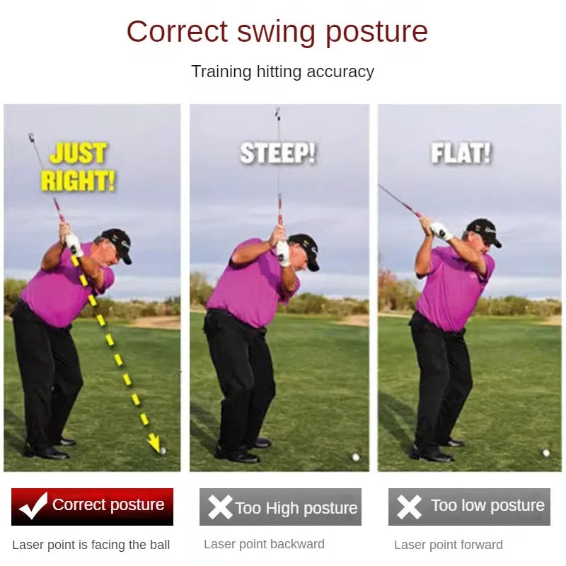 PGM Golf Swing Practitioner Laser Planar Swing Assistant Correcteur de précision Angle réglable JZQ032