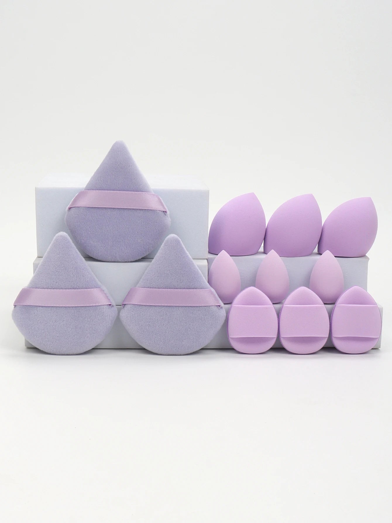 Ensemble d'éponges de maquillage tout usage de 12 pièces