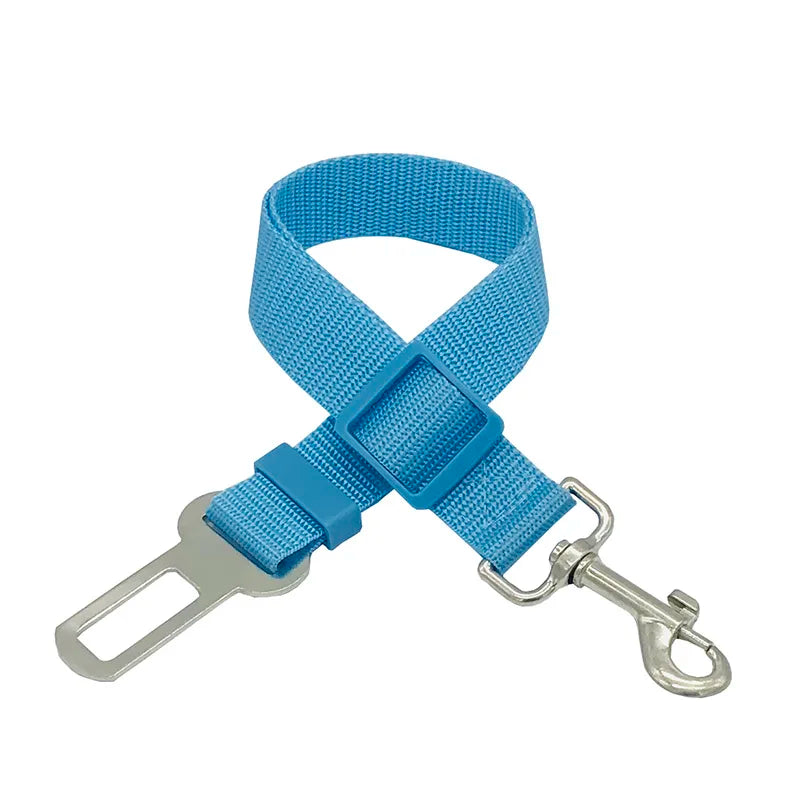 Pet Dog Safety Rope, Car Mounted Pet Traction Belt, Pet Adjustable Traction Rope, Car Used Pet Dog Supplies, Black, Red, Blue, P