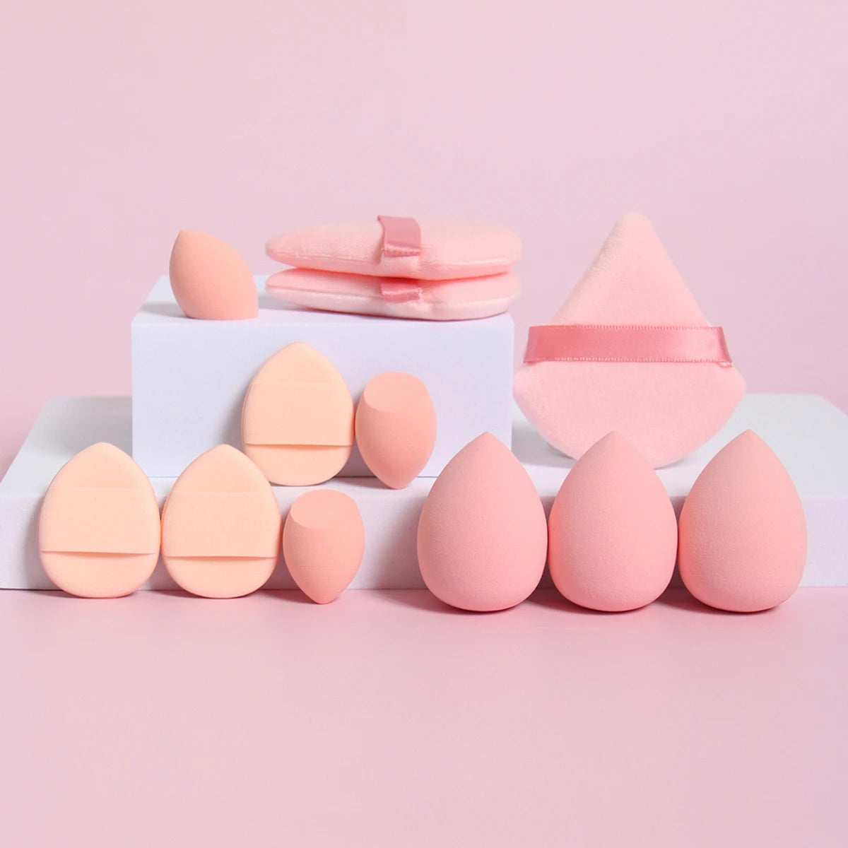 Ensemble d'éponges de maquillage tout usage de 12 pièces
