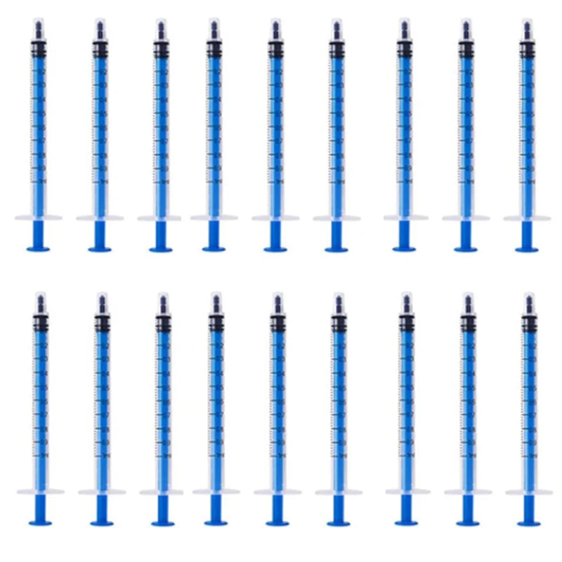 Lot de 2 à 20 seringues réutilisables en plastique de 1 à 10 ml pour mesurer les nutriments