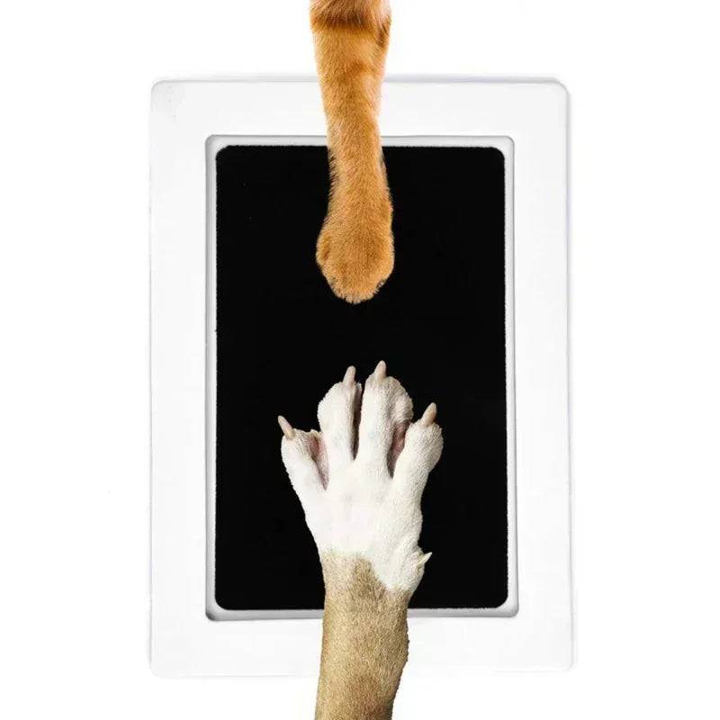 Pet Handprint Footprint Clay Disposable No Wash Ink Clay with Layered Design Non Sticky Mess Free Safe Gentle Handprint Ink Pad