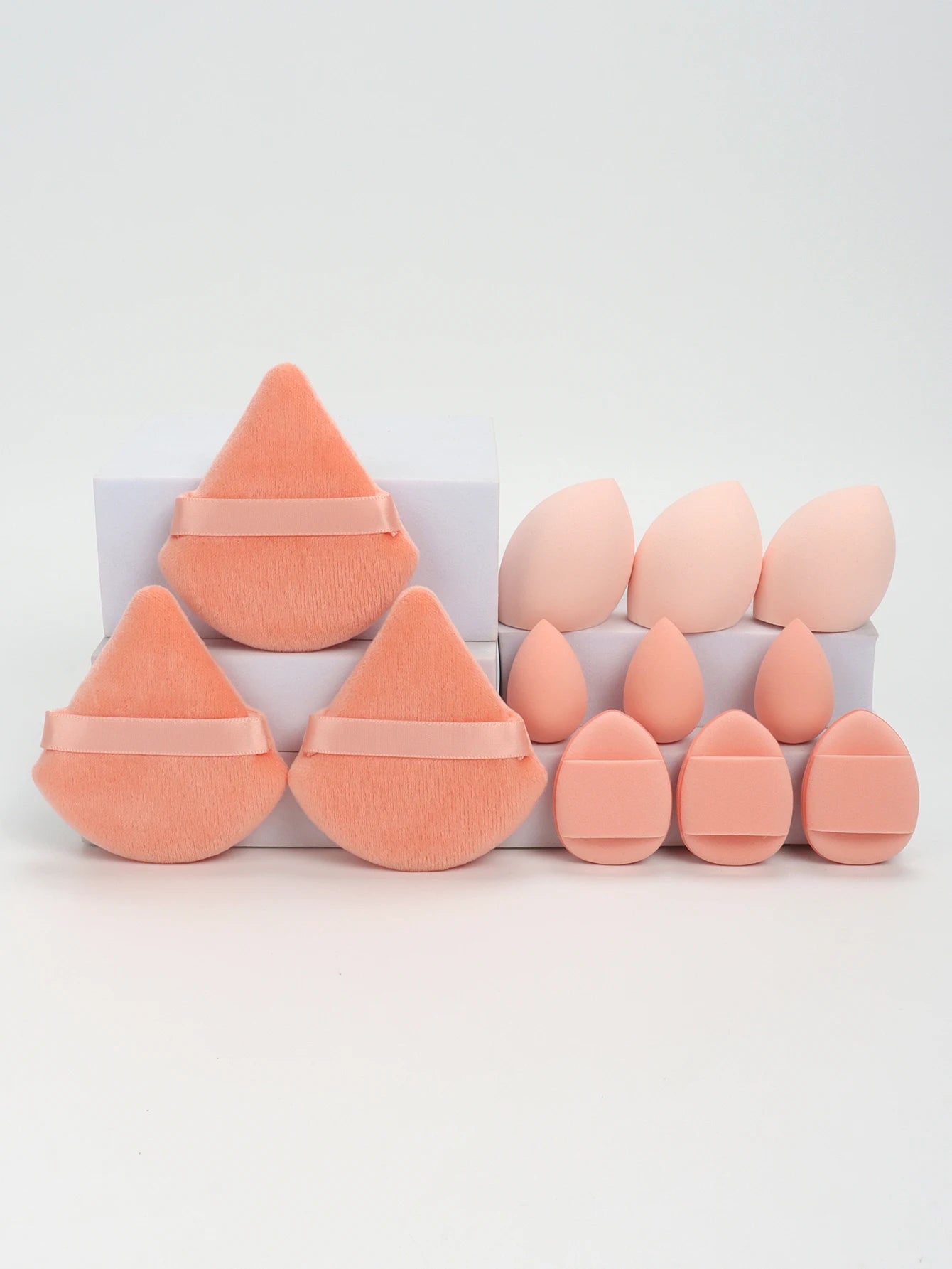 Ensemble d'éponges de maquillage tout usage de 12 pièces