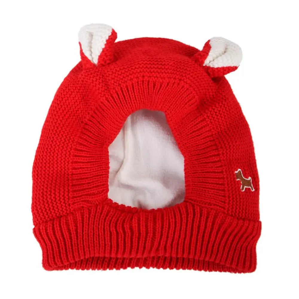 Cache-oreilles pour chiens, protection contre le bruit, bonnet tricoté, anti-anxiété, chaud pour l'hiver, pour chiens de taille moyenne et grande. Nouveau