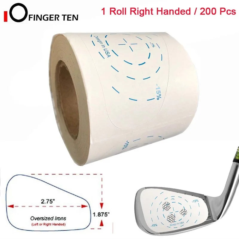 Marqueur de club golf adhésif dimensionné, étiquettes pour fers, gauchers et droitiers, outil d'entraînement au swing pour hommes et femmes, accessoires de golf
