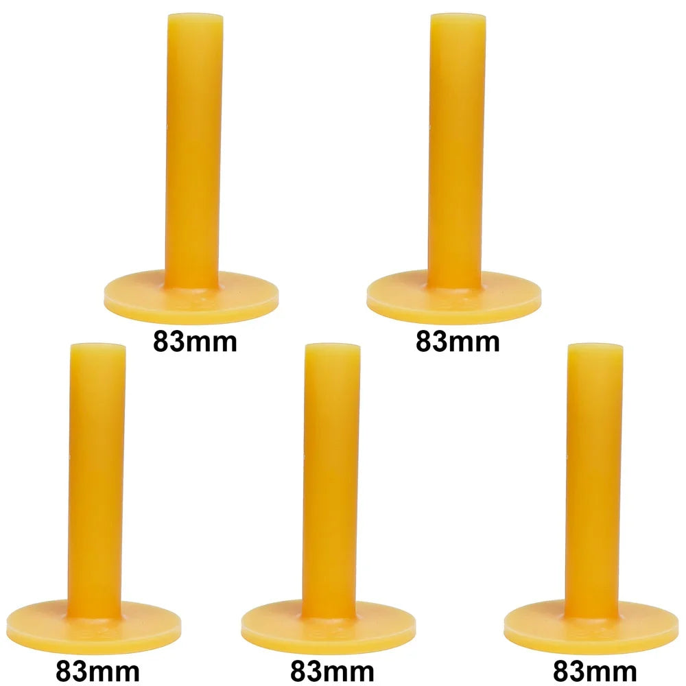 Lot de 5 supports de balles de golf en caoutchouc pour entraînement au tendon de bœuf