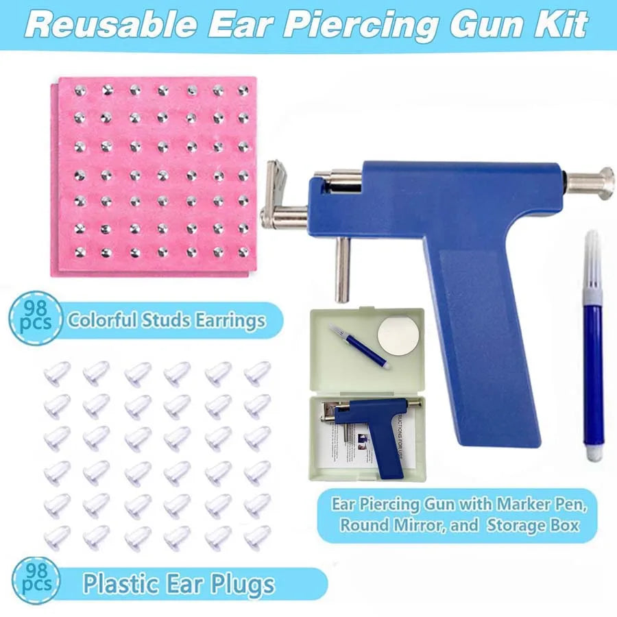 Kit de perçage d'oreilles professionnel