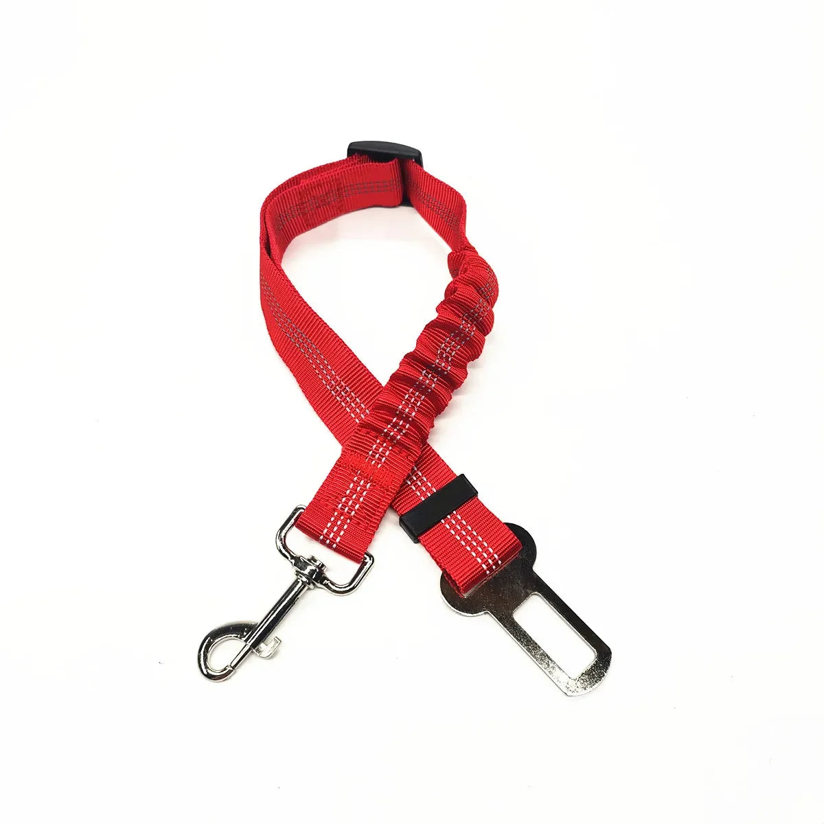 Ceinture de sécurité réglable pour chien et chat, harnais pour véhicule, clip de sécurité, levier de traction, colliers pour chien, accessoires pour chien