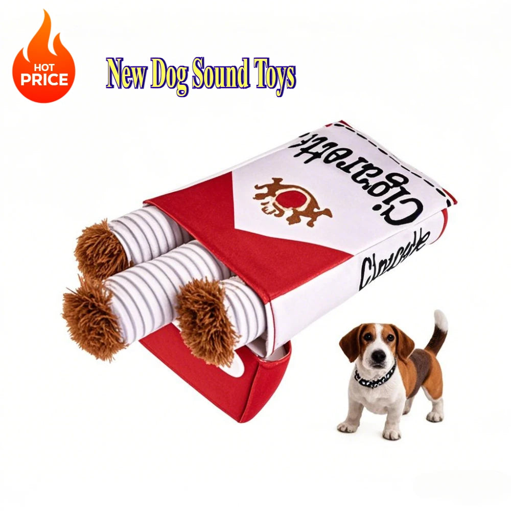 Jouets pour chiens, mégot de cigarette